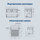 Тумба с раковиной Aquanet Nova Lite 2.0 75 2 ящика дуб рустикальный 00348194