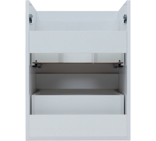 Тумба с раковиной Aquanet Практика 50 2 ящика белый матовый 00332512