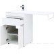 Тумба с раковиной Aquanet Токио 120 L напольная 1 ящик 2 фасада белый глянец 00239211