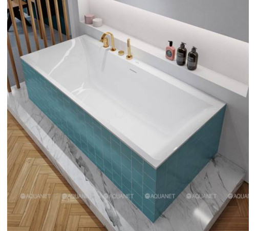 Ванна квариловая Villeroy & Boch Subway 3.0 180x80 см комплект с ножками и сливом-переливом UBQ180SBW2DV-01