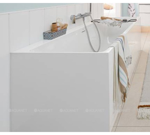 Ванна квариловая Villeroy & Boch Subway 3.0 180x80 см комплект с ножками и сливом-переливом UBQ180SBW2DV-01
