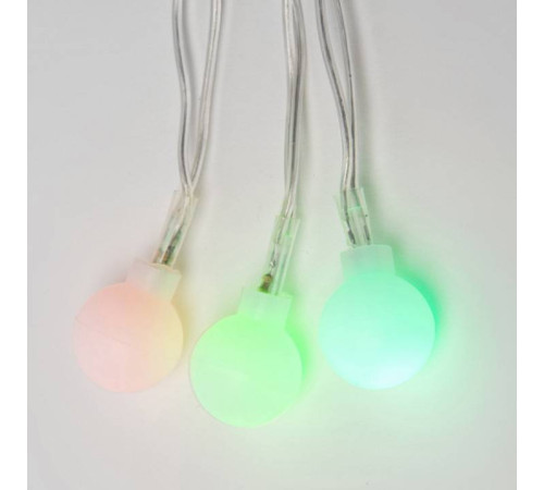 Гирлянда с насадками Uniel Радуга 10 LED 2 м ULD-9580