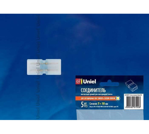Соединитель лент линейный жесткий Uniel UTC-K-12 10824