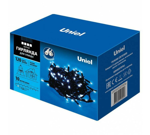 Гирлянда Нить Uniel ULD-S 10 м 100 LED IP20 синий UL-00003944