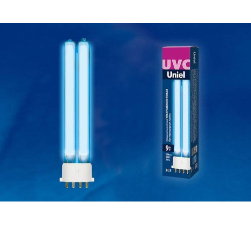 Лампа бактерицидная Uniel 2G7 9Вт K UL-00004683
