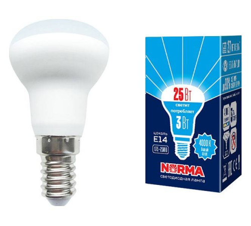 Лампа светодиодная Volpe E14 3Вт 4000K UL-00005626