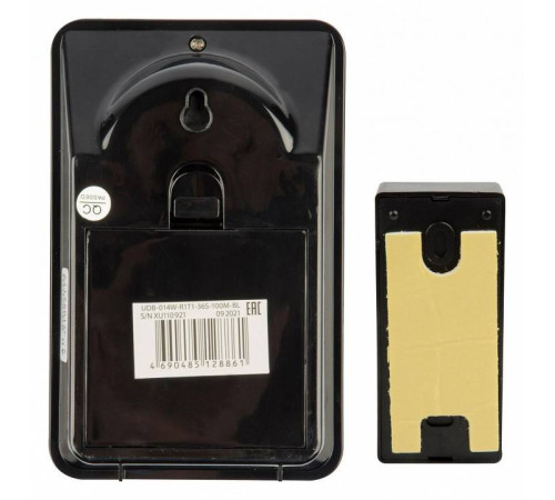 Звонок беспроводной Uniel UDB-014W черный UL-00006433