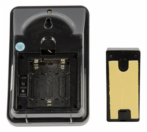Звонок беспроводной Uniel UDB-014W черный UL-00006433