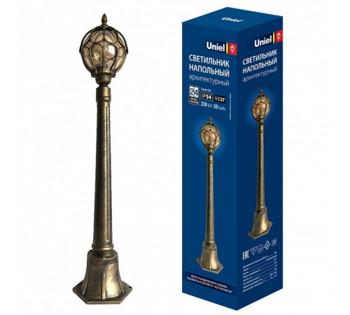 Наземный низкий светильник Uniel UUL-T90B UL-00007880