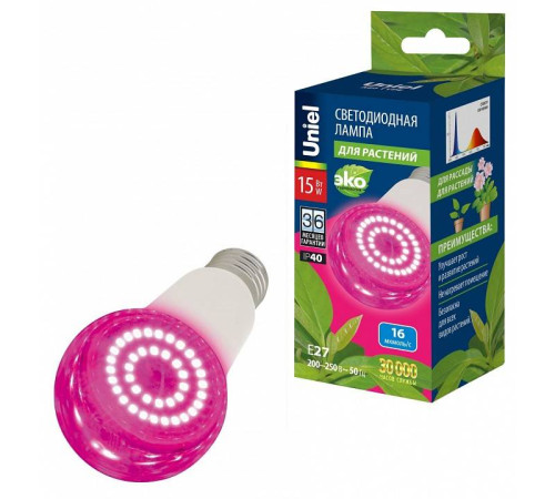 Лампа светодиодная Uniel E27 15Вт K UL-00010107