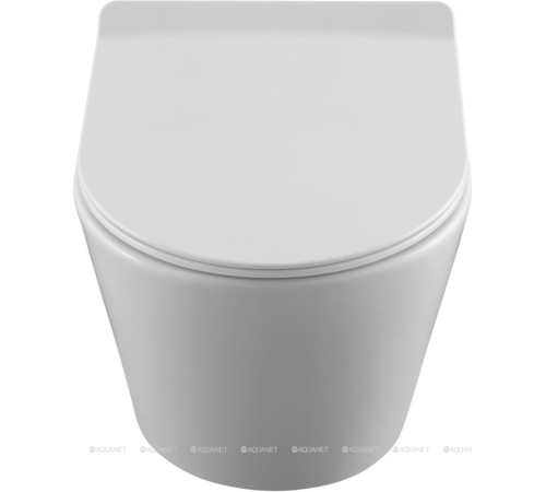 Унитаз подвесной Aquanet Atago W Short Tornado с сиденьем Soft Close Slim 332173