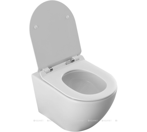 Унитаз подвесной Aquanet Cetus W Short Tornado сиденье Slim Soft Close CETUS W Short T