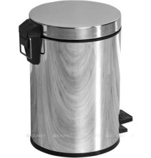 Ведро для мусора Aquanet 12 л хром 8074