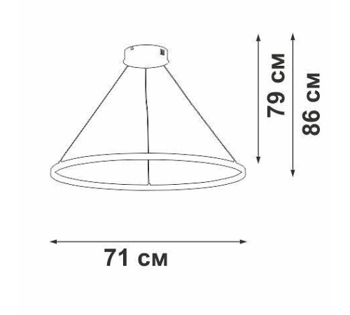 Подвесной светильник Vitaluce V2516 V2516-8/1S