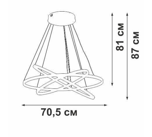 Подвесной светильник Vitaluce V2516DT V2516DT-8/3S