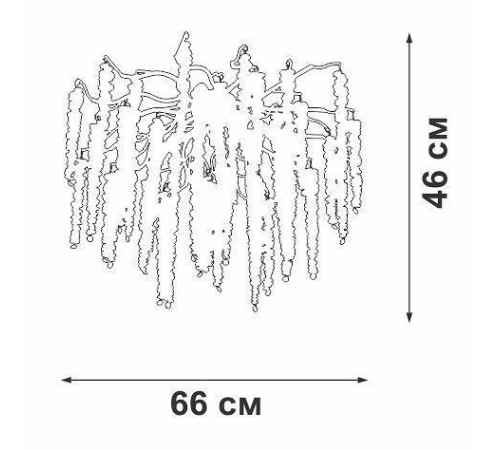 Потолочная люстра Vitaluce V28551 V28551-8/7PL
