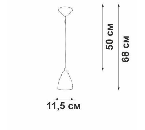 Подвесной светильник Vitaluce V2857 V2857-0/1S