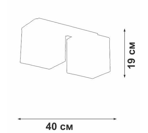 Накладной светильник Vitaluce V2879 V2879-1/2PL