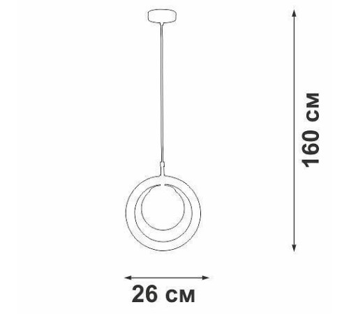 Подвесной светильник Vitaluce V29550 V29550-8/1S