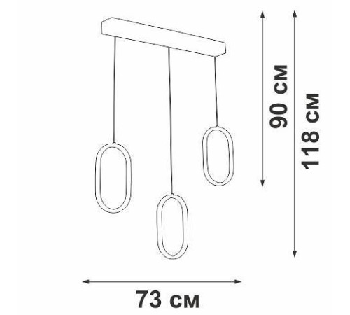 Подвесной светильник Vitaluce V3049 V3049-0/3S