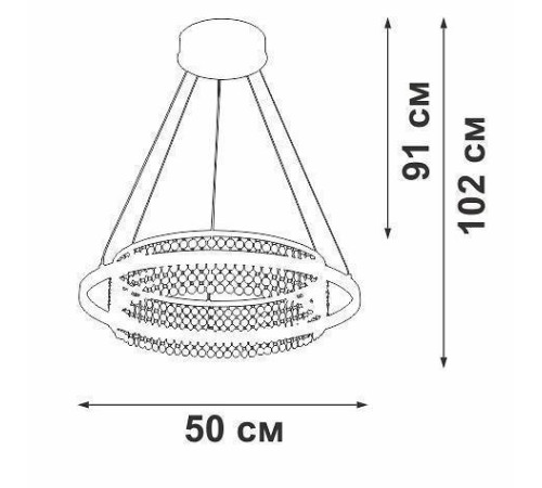 Подвесная люстра Vitaluce V54000 V54000-0/1S