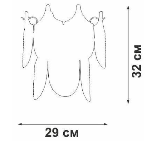 Накладной светильник Vitaluce V5813 V5813-8/1A