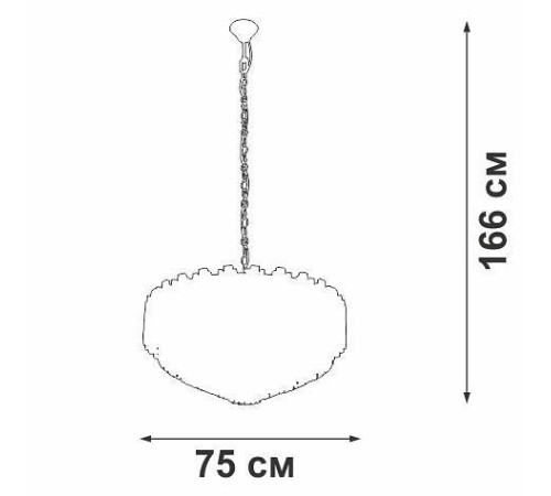 Подвесной светильник Vitaluce V5823 V5823-7/8+4+1