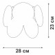 Накладной светильник Vitaluce V5828 V5828-8/1A