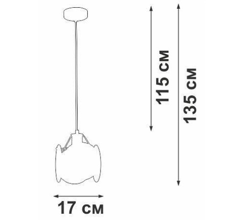 Подвесной светильник Vitaluce V5828 V5828-8/1S