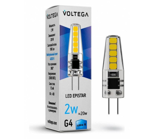 Лампа светодиодная Voltega Capsule G4 7145