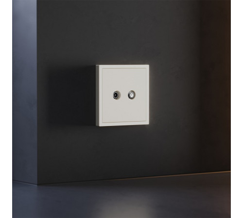 Накладка для ТВ-розетки и SAT-розетки Voltum S70 VLS001613