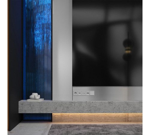 Накладка для ТВ-розетки и SAT-розетки Voltum S70 VLS001616