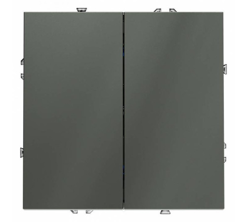 Выключатель двухклавишный без рамки Voltum S70 VLS020106