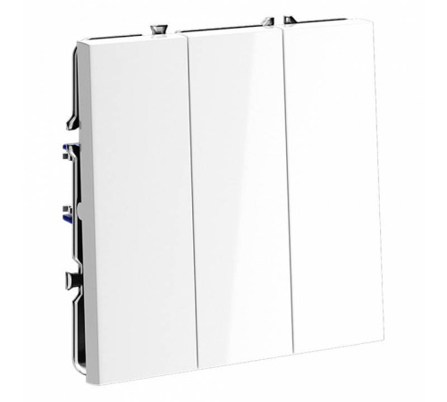 Выключатель трехклавишный без рамки Voltum S70 VLS030101