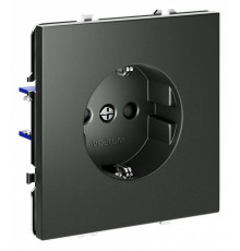 Розетка с заземлением и со шторкой, без рамки Voltum S70 VLS040206