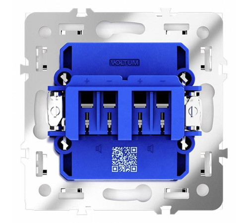 Розетка акустическая без рамки Voltum S70 VLS060303