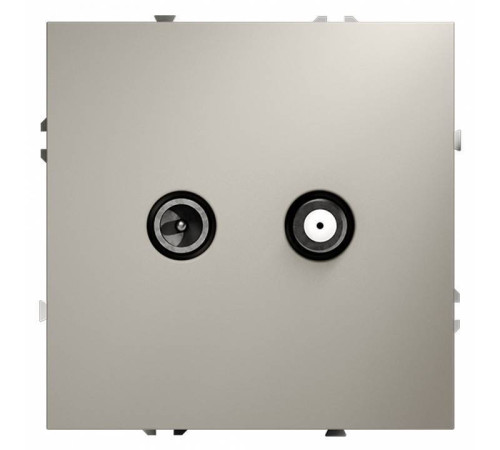 ТВ-розетка и SAT-розетка оконечная без рамки Voltum S70 VLS060403