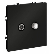 ТВ-розетка и SAT-розетка оконечная без рамки Voltum S70 VLS060408