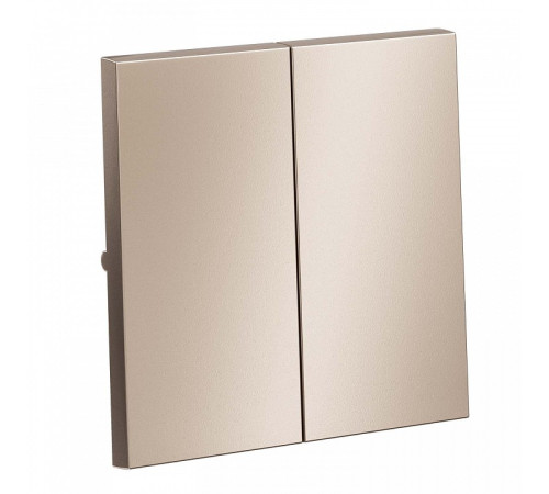 Клавиши для выключателя двухклавишного Voltum S70 METAL VLSM000310