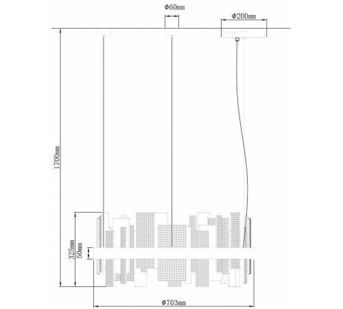 Подвесной светильник Wertmark Lotta WE460.01.023