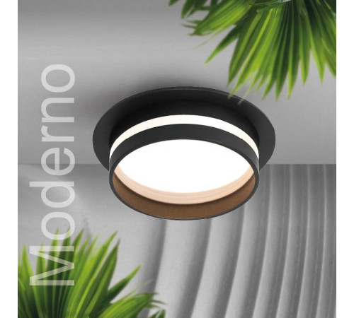 Встраиваемый светильник Wolta Moderno WDL-GX53/01BL