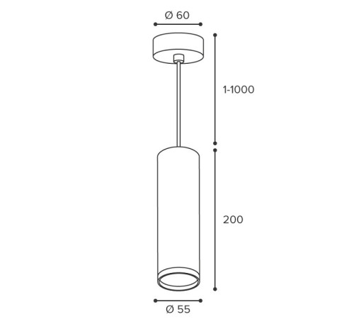 Подвесной светильник Wolta AQUA WSL-GU10/P14W
