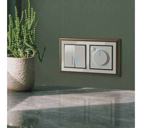 Терморегулятор электромеханический для теплого пола Werkel белый W1151101