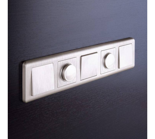 Выключатель одноклавишный без рамки Werkel перламутровый рифленый W1110013