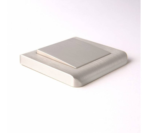 Выключатель одноклавишный без рамки Werkel перламутровый рифленый W1110013