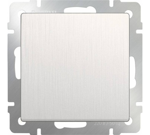 Выключатель проходной одноклавишный без рамки Werkel перламутровый рифленый W1112013
