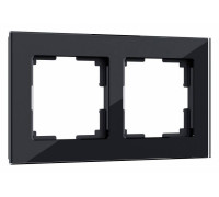 Рамка на 2 поста Werkel Favorit (черный) W0021108