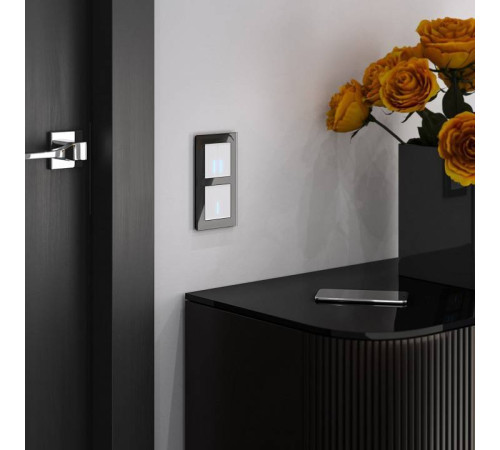 Рамка на 2 поста Werkel Favorit (черный) W0021108