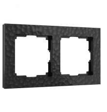 Рамка на 2 поста Werkel Hammer W0022408 (черный)