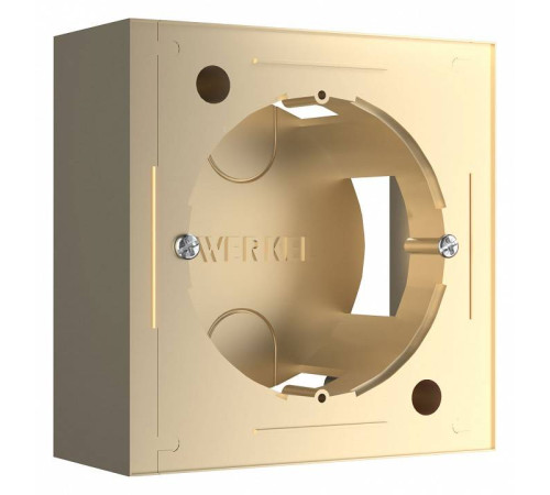 Короб накладной для розетки Werkel шампань W8000011